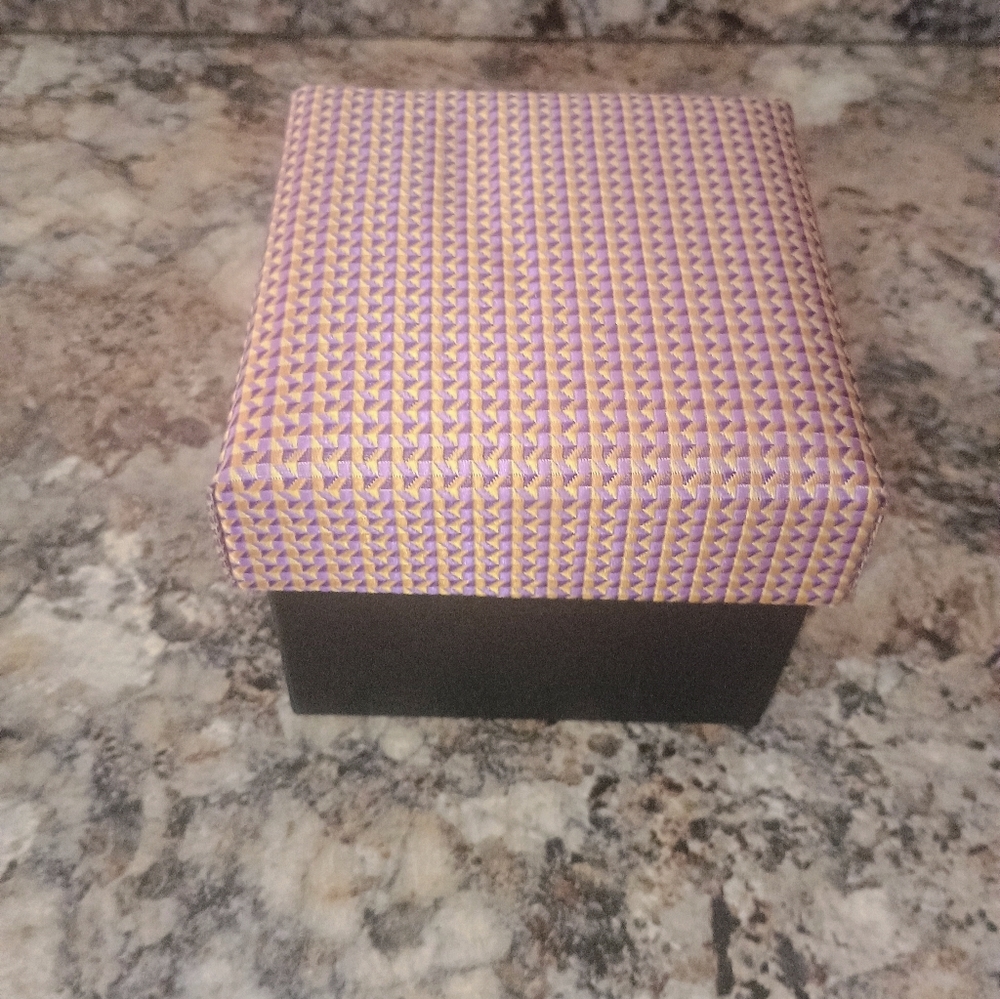 CLERICCI MENS GIFT SET TIE HANKIE & CUFF LINK DESIGNER BOX. - Picture 7 of 7